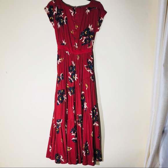New FREE PEOPLE Floral Printed Maxi Dress NWT - Picture 7 of 8